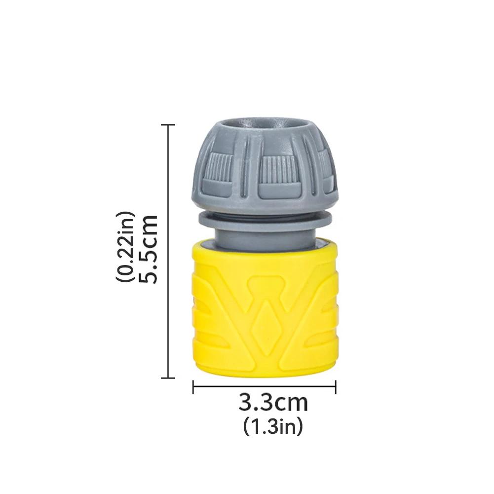 Universeller Schnellverbinder Hahn 1/2" Ende Außengewinde Innengewinde Nippelverbinder Für Schlauchreparatur Bewässerung Wasserverteiler Sprühdüse