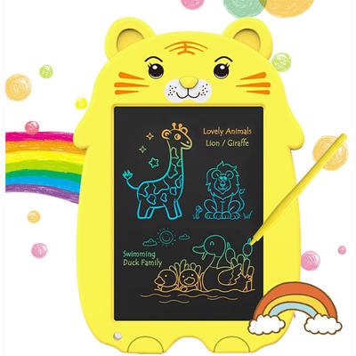 LCD 9palcový barevný Psací tablet pro batolata Doodle Board, smazatelná opakovaně použitelná elektronika, vzdělávací a učební hračky pro děti ve věku 3 ~ 7 let