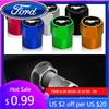 New 2026 Car Sticker 4Pcs Auto Wheel Tire Valve Air Stem Cap Duust Covers Car accessories For Ford Mustang 2015 2017 2018 2005 2