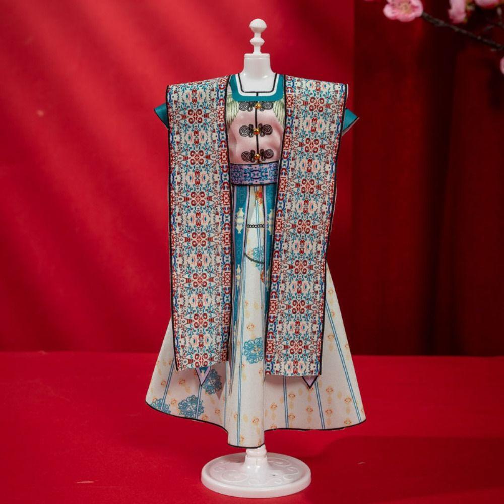 Skirt Princess Toy Outfit Dress Doll's Dress Material Doll's Hanfu Clothes DIY Kit  DIY Toys
