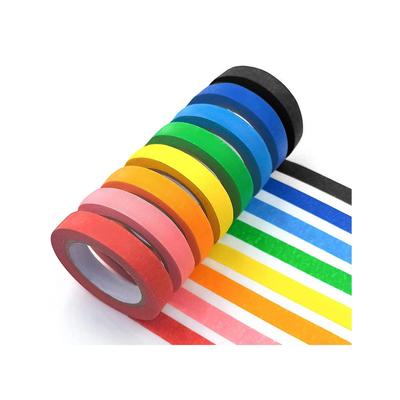 8PCS Colored Masking Tape Rainbow Colors Painters Tape for Crafts, Labeling, DIY Decorative