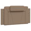 Vidaxl Headboard Pillow, Cappuccino, 100 Cm, Faux Leather