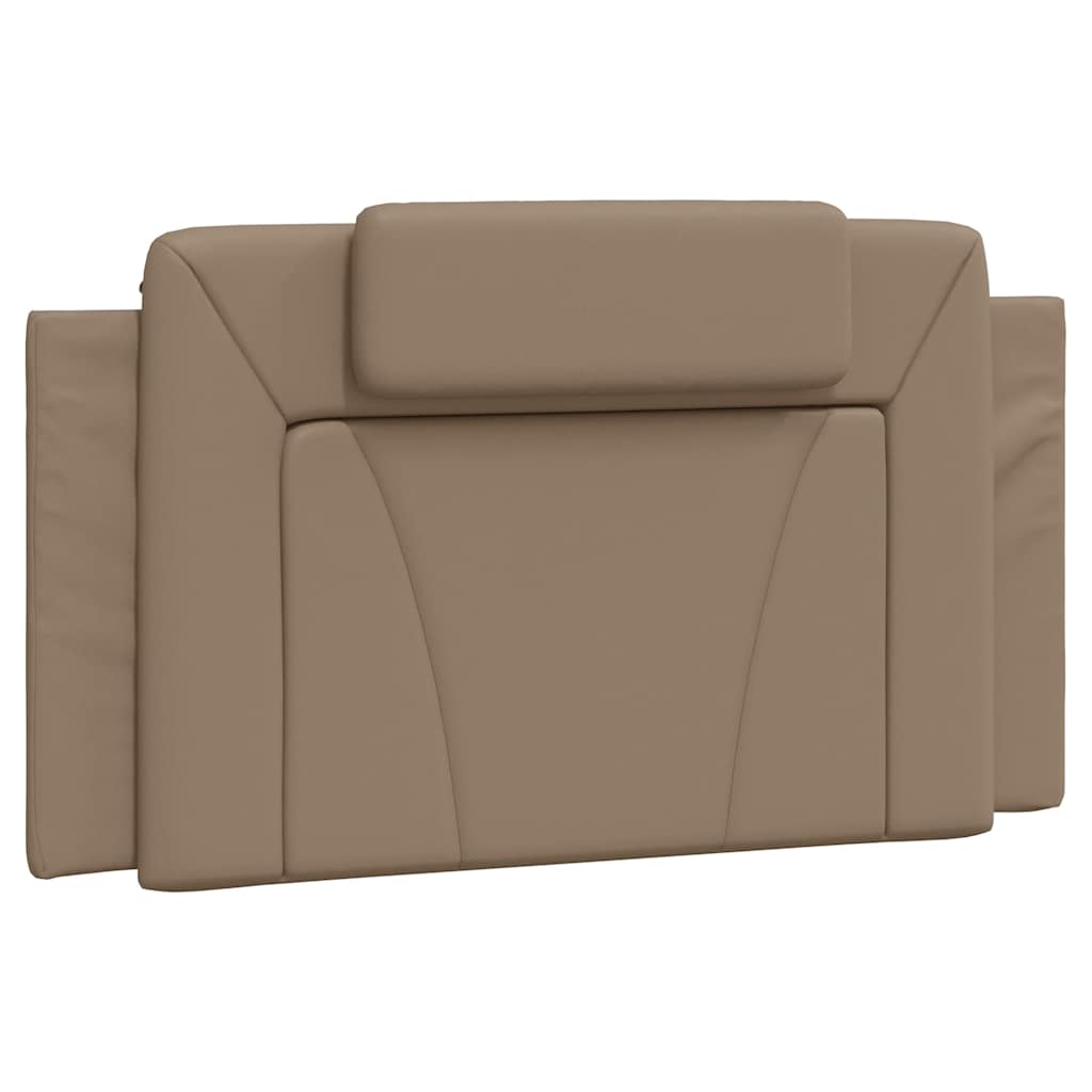 Vidaxl Headboard Pillow, Cappuccino, 100 Cm, Faux Leather