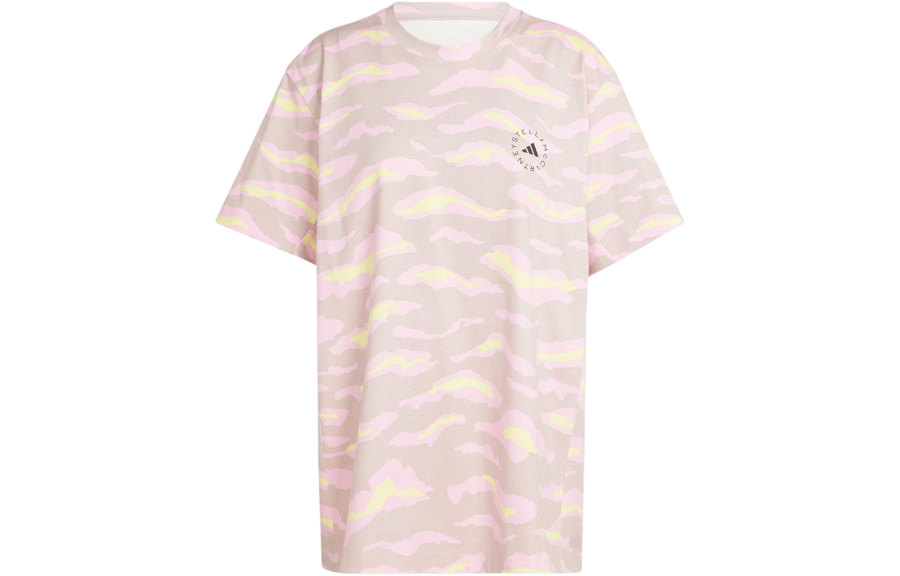 adidas By Stella McCartney Graphic-print Organic Cotton T-shirt IN3631 L
