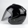 Men and Women Motorcycle Scooter Helmet Ram3 Bright Black Half Helmet Off-Road Summer Racing Safety Helmet Casque Capacete Casco
