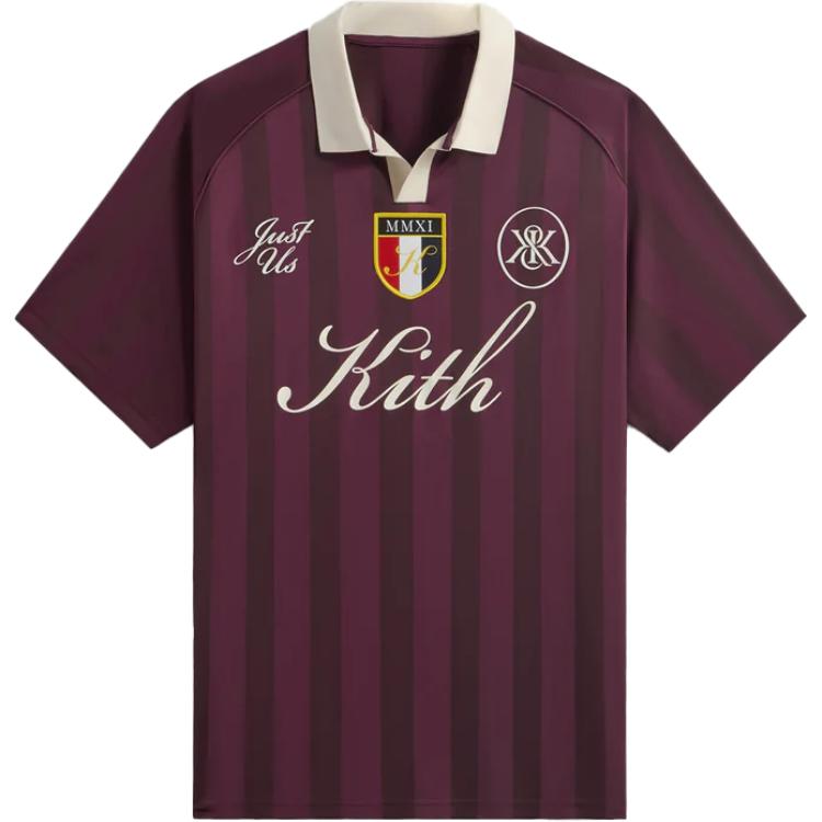 

Kith Футболка-джерси унисекс Shadow Stripe Marcel Rave, красные KHM032089-698 L