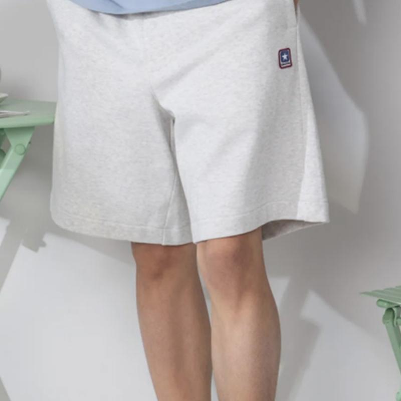 Converse French Terry Shorts Light Retro Gray Mcj788 Ggn