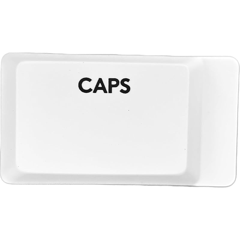 

logitech G913/G913TKL/G915 replacement keycaps [Sold as 1 piece] (Light-emitting compatible) [BERGBUCH] (CAPS, White)