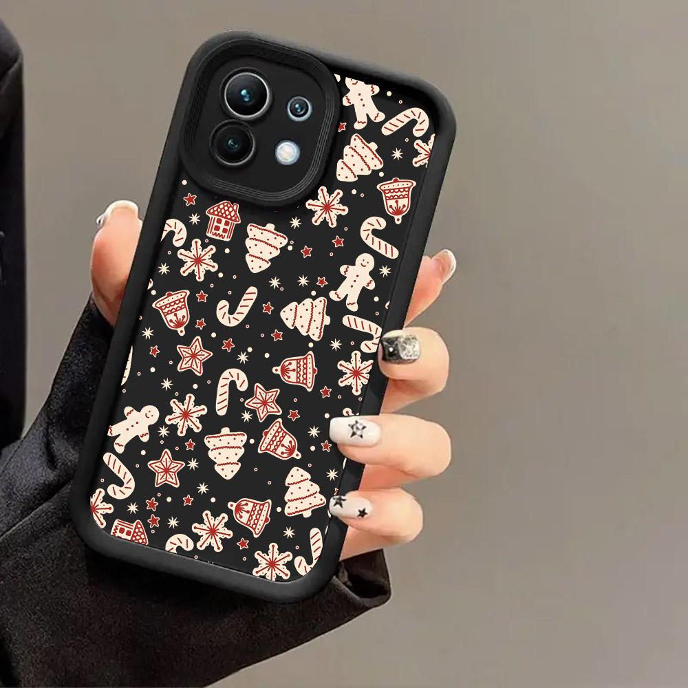 Merry Christmas Drawings Print Phone Case For Xiaomi 17 Pro Max 15T 14T 13T 11Lite Poco X5 X6 X7 F5 F7 M6 M7 Pro 5G Soft Cover