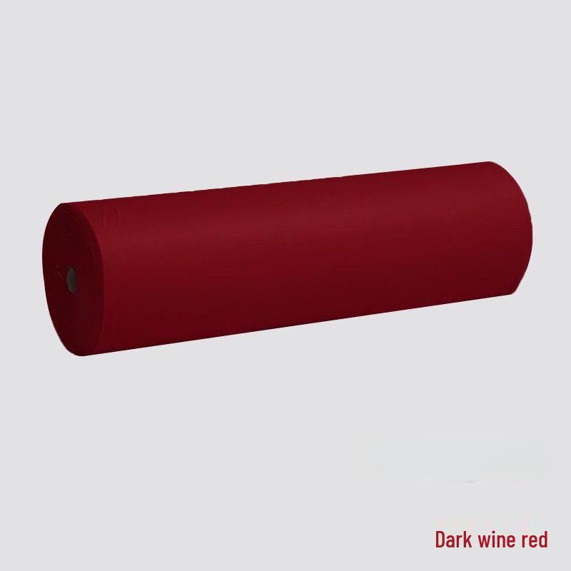 Red Elastic Milk Silk Wedding Decoration Cloth for Stair Railings, Hallway, and Indoor Ceilings