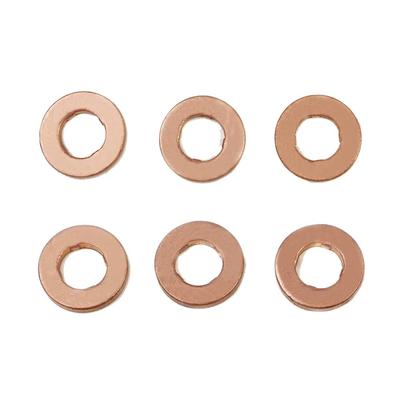 6Pcs Copper Shim Clip Washer Nozzle Copper Washer Gasket F00VC17503, 13532247156