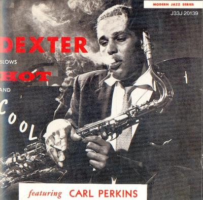 CD DEXTER GORDON, CARL PERKINS - Dexter Blows Hot And Cool J33J20139 Polydor 1987 UK Jazz Used