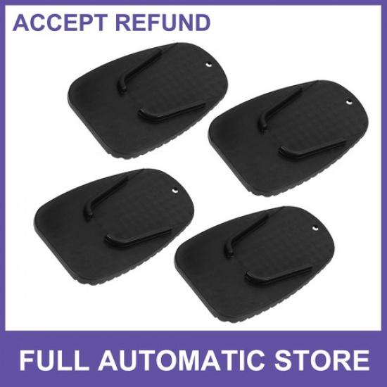 

4pcs Motorcycle Kickstand Pad Support Plate Pad Parking Stand Side Stand Pad