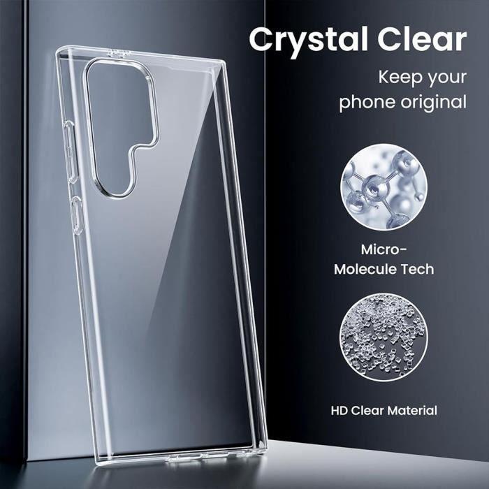 Case for Samsung Galaxy S25 Ultra, Flexible Reinforced Protection Shockproof Transparent Silicone