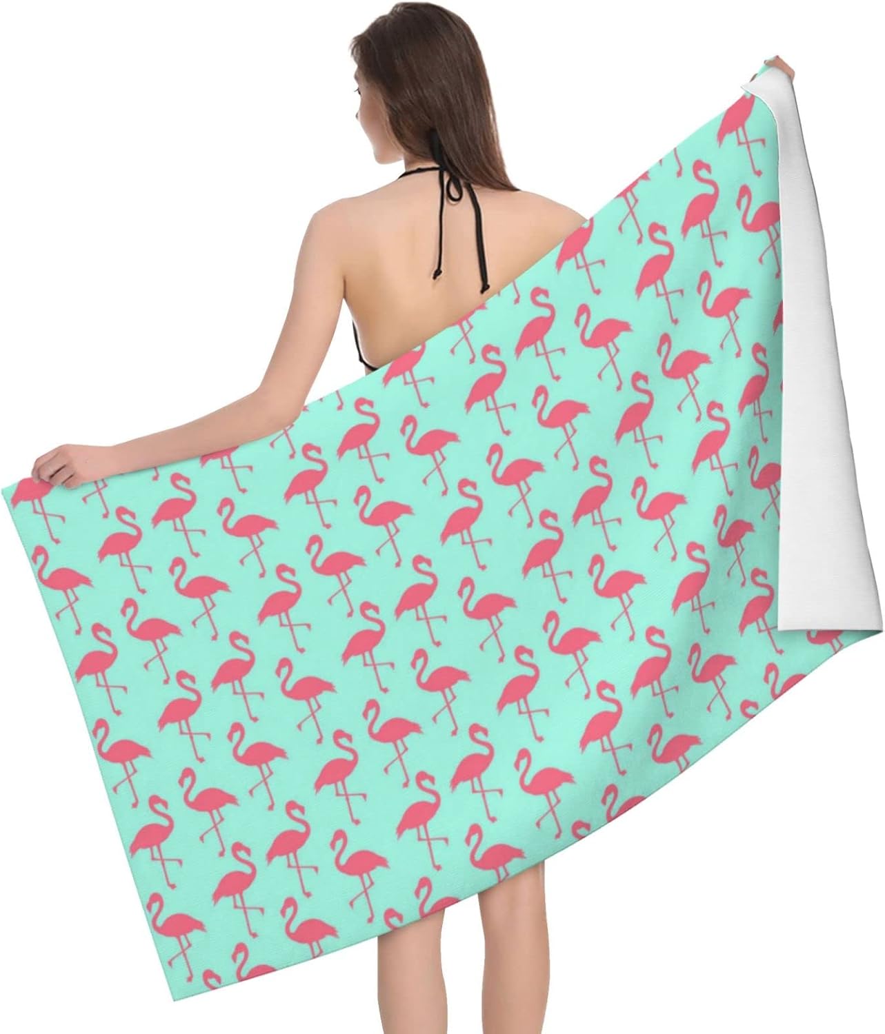 

Colorful Microfiber Pineapple Beach Towel Blanket Lightweight Absorbent Quick Dry Sand Swimming Bath Pool Towel Women Girls W30*H60(CM)