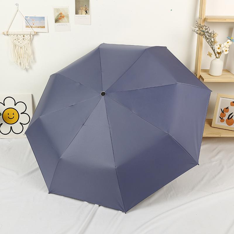 Doppelnutzungs-Sonnen- und Regenschirm - Manuell, Anti-UV, Robust, Faltbarer Sonnenschutz für Männer und Frauen