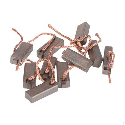 10Pcs Electric Motor Carbon Brush Regulator Bimetal with Side Wiring Replacement Power Tool for