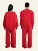 Deoineoseu Oversized Sweatshirt (Red)