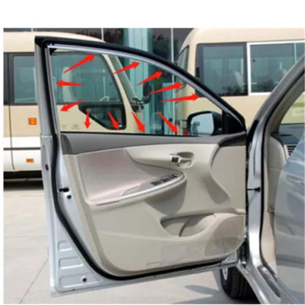 Left Door Glass Silence WeatherStrip Seal Fit for Toyota Corolla ZZE122/ZRE120