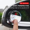 1 Pair 360 Degree Wide Angle Adjustable Car Rear View Mirror For Mitsubishi ASX I200 Outlander Pajero Eclipse Lancer