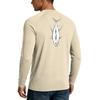 Men's Long Sleeve UPF 50 Plus Sun Protection Shirt Basic Breathable Loose Fit Outdoor Casual T-Shirt with Quick Dry Cooling Fabric
