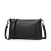 Frühling und Sommer neue schwarze Litschi-Muster weiches Leder Unterarmtasche vielseitige Schulter-Umhängetasche lässige Pendlertasche