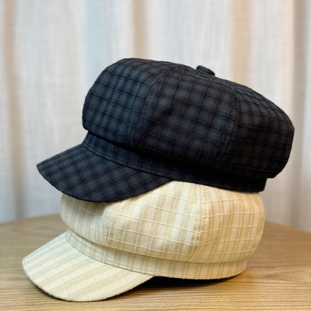 Britischer Stil Lässig Vielseitig Achteckige Mütze Damen Frühling und Herbst Neu Schiebermütze