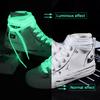 1 Pair Luminous Shoelaces Glow In The Dark Shoe Laces Fluorescent Flat Shoelaces Replacements for Sneakers Boots