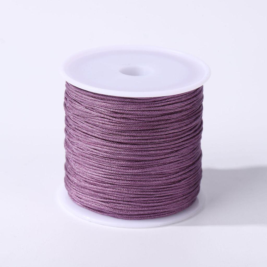 Handmade No. 72 Jade Thread - 0.8mm Wear-Resistant String for Jewelry Crafting, Hand Rope, Bracelets, DIY Necklaces, 50m