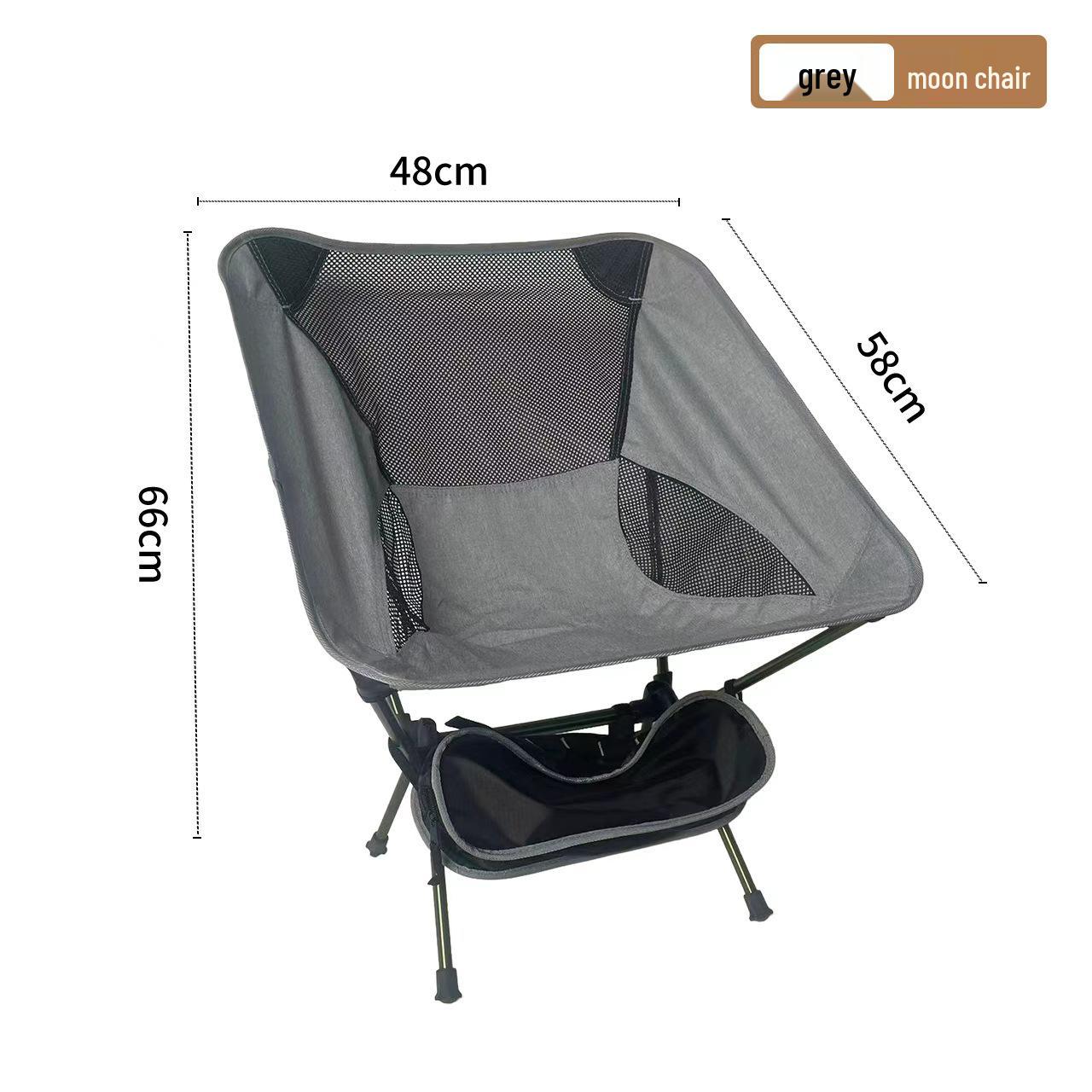 

Lightweight Portable Outdoor Folding Moon Chair - Swivel Design, 7075 Aluminum for Camping