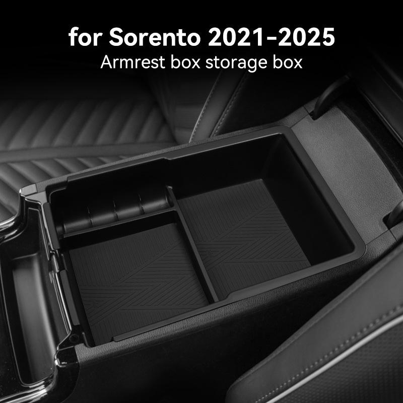 For 21-25 Sorento central control armrest box, storage box, car storage box