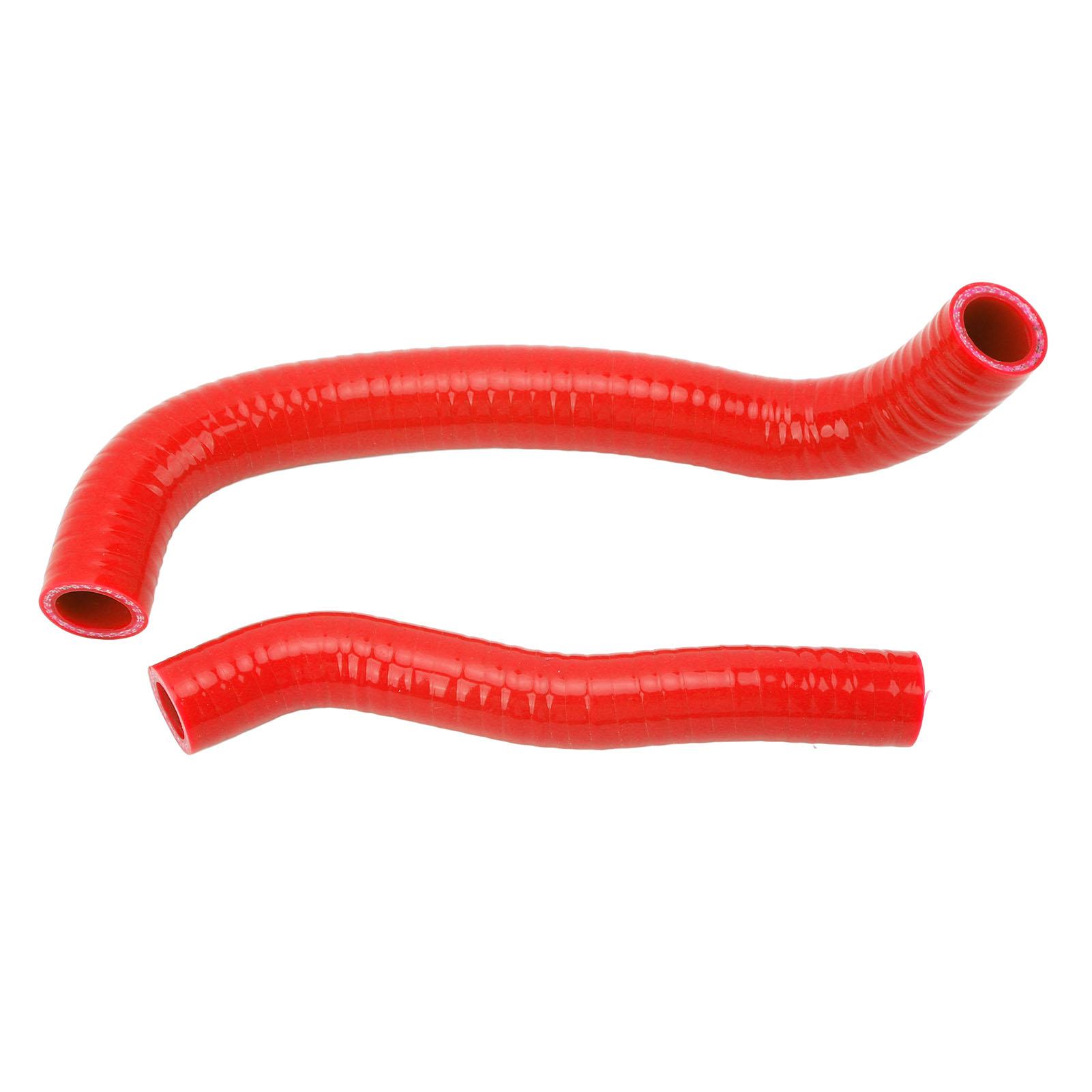 

2 ШТ. Силиконовый комплект шлангов радиатора охлаждающей жидкости Герметичный Защищенный от протечек Замена для Arctic Cat DVX‑400 2007 - 2008 Красный красный