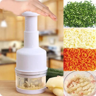 1pc Presă de usturoi Tocator manual de măcinat usturoi cu lamă din oțel inoxidabil Concasor pentru presarea ceapă Instrumente pentru tocat usturoi