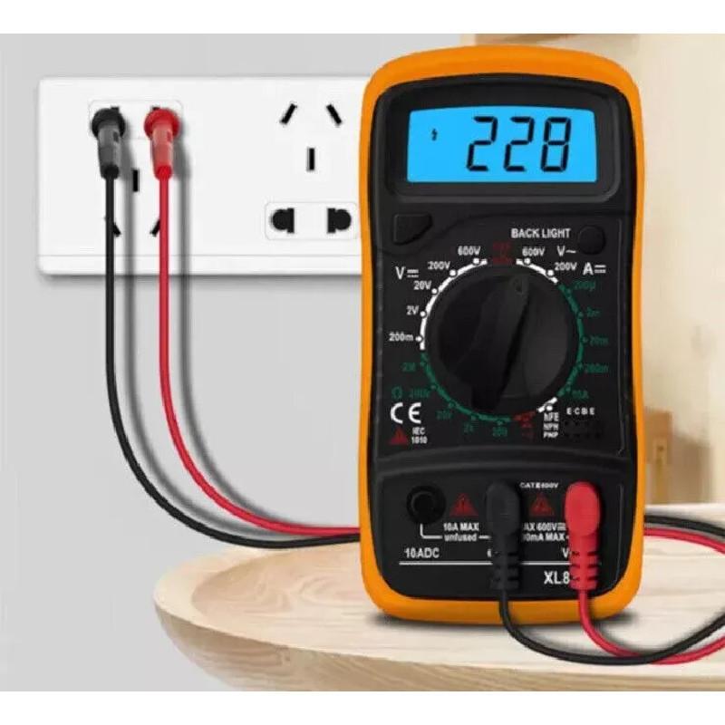 Multimeter Professional Digital Voltmeter Ohmmeter Ammeter Multi Meter Tester