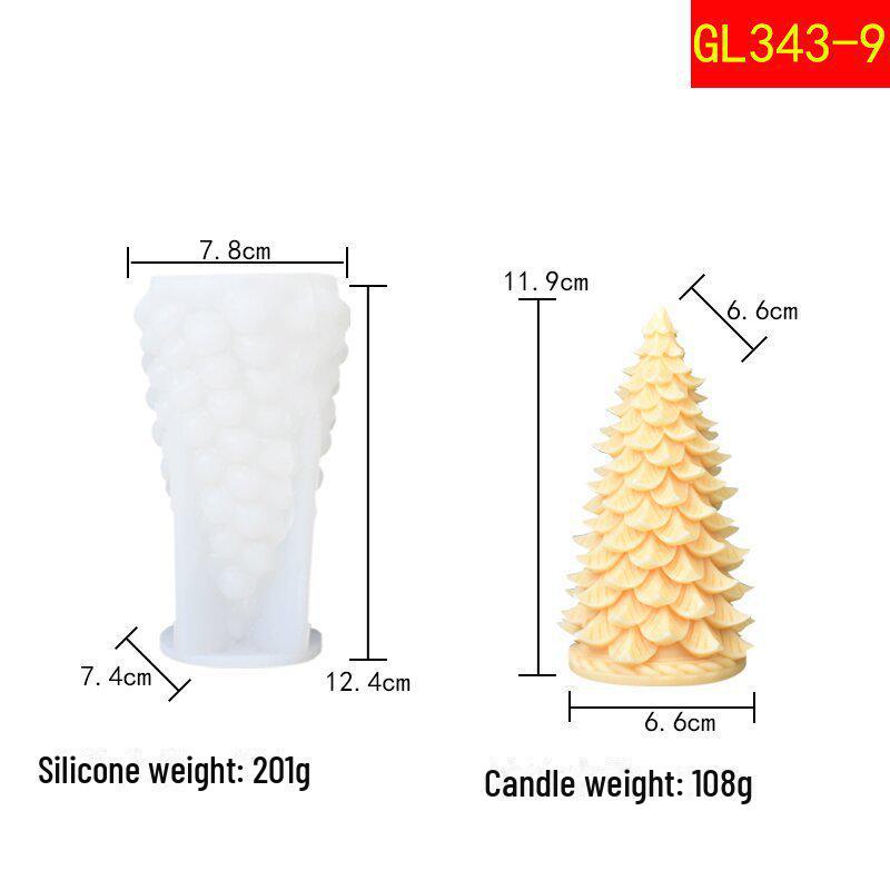 

Форма для ароматерапевтической свечи Chou Kai Pine Cone - Серия подарков своими руками на рождественскую елку