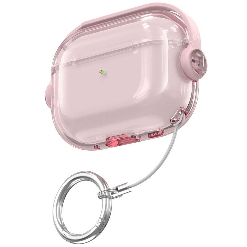 

Aipods3 Замок Мягкий Чехол для Наушников Fresh 1/2 Поколения Защитный Чехол Держатель для Мобильного Телефона Прозрачный Ударопрочный AirPods Pro2 Милые Чехлы для Наушников Apple AirPods 1/2 Powder penetration