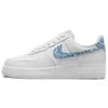 Womens Air Force 1 07 Essentials Blue Paisley Women Sneakers White Worn-Blue DH4406-100