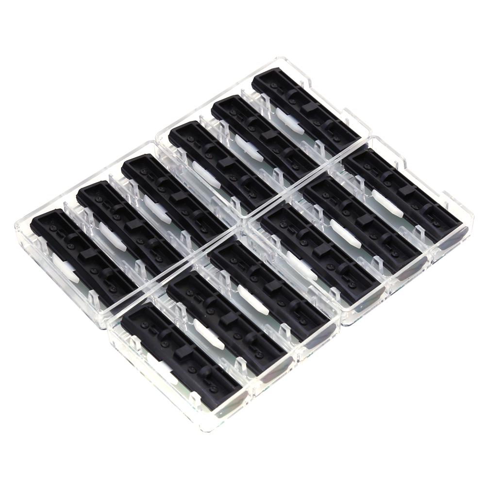 12pcs lot Metal Men's Shaving Razor Blades Shaver Blades Body Hair Trimmer Epilator Sharpener S