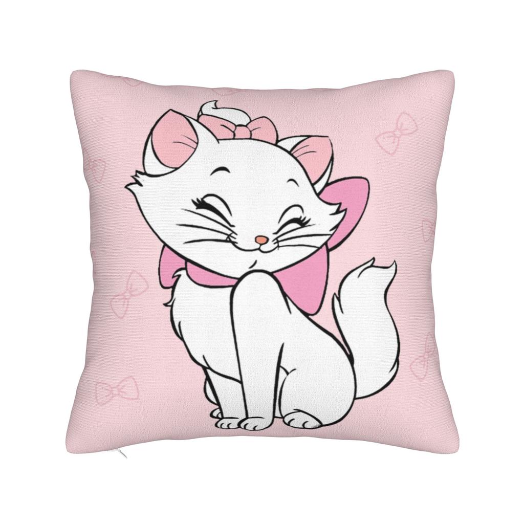 Marie Katze Cartoon Kissenbezug Polyester Kissenbezug Dekorativ Kissenhülle Zuhause Dropshipping 45*45cm