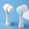 Pet Paw Cleaning Brush, Dog Foot Washer Silicone Double-Sided Massage Brush, Plastic Pet Foot Cleaning Tool with Soft Bristles F