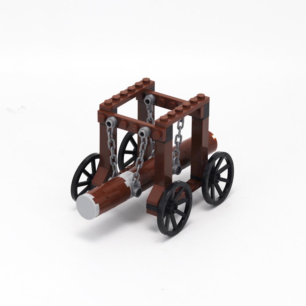 Building Block Medieval Weapon Ancient Siege Ladder Car Ancient War Weapon Scene Ornament