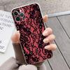 Lace Style Cool Girl Phone Case For IPhone 16 15 14 13 12 Mini 11 Pro XS Max X XR SE 6 7 8 Plus Soft Silicone Cover