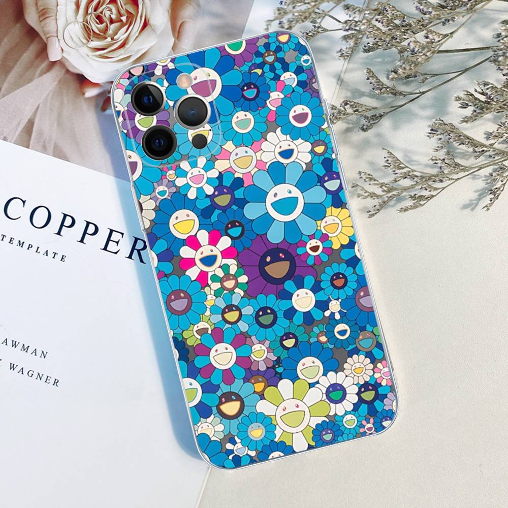 Art Japanese M-Murakami Artisti T-Takash TPU Silicone Case For IPhone 11 12 13 14 15 16 17 Pro Max Shockproof Clear Back Cover
