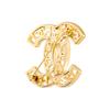 Chanel Early Autumn Limited Edition Hollow Double C Brooch Women accessories Gold AB9044-B08672NJ302