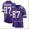 Maglia da Football NFL Minnesota Vikings da Uomo Joshua Dobbs 15 Cotone Abbigliamento per tifosi sportivi Abbigliamento casual per il Giorno della Partita