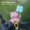 New Dudu Windmill Park Creative Strap-style Cute Windmill Figurine Electric Battery-powered Electric Scooter Bicycle Decoration Item