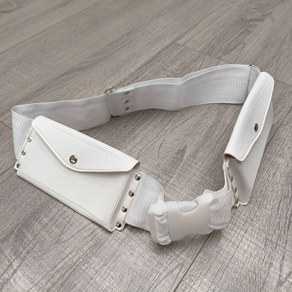 Wide Studded Waist Belt Stretchy Prayer Belt Unisex Arab Fanny Pack  Umrah Girdle