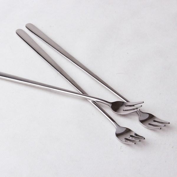 Bloom at Home Simple Glossy Long Fork, 6 pieces, Korean popular tableware