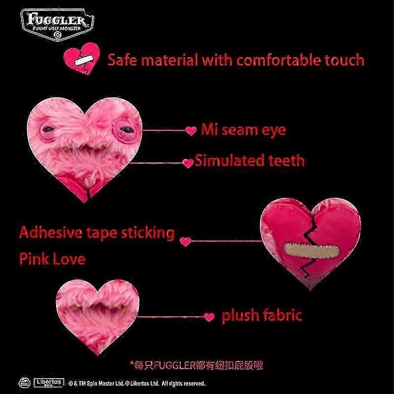 23cm Fuggler plyšové hračky Ošklivé monstrum Série milujících monster Roztomilé zubaté monstrum Výplň plyšové panenky Hračky Dárky