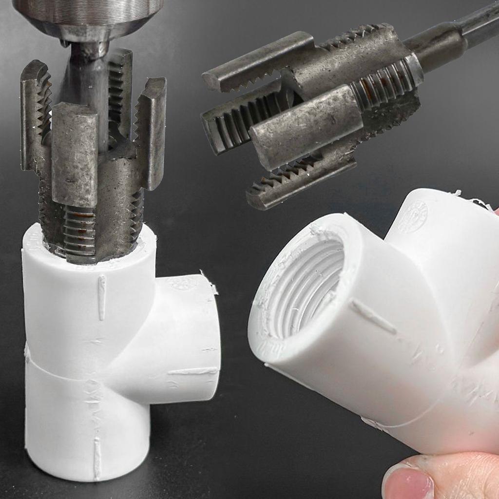 1/2Pcs PPR Water Pipe Threader 20MM+25MM Tapping Tool Internal Thread External Thread Integrated Die Water Pipe Hand Tools
